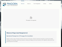 Tablet Screenshot of pingorafund.com